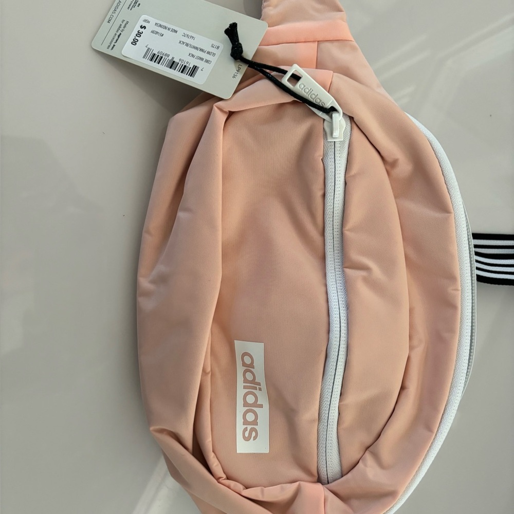 Blush pink adidas crossbody.